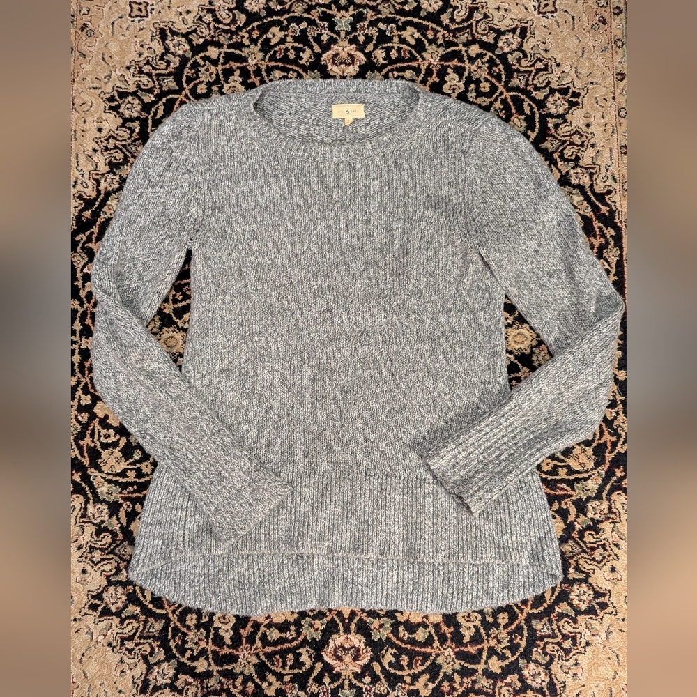 Lou & Grey Thick Cozy Long Crew Sweater